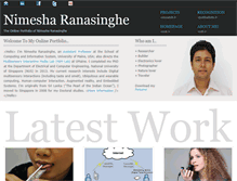 Tablet Screenshot of nimesha.info